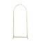 5 ft Gold Metal Floral Display Frame Round Top Backdrop Stand